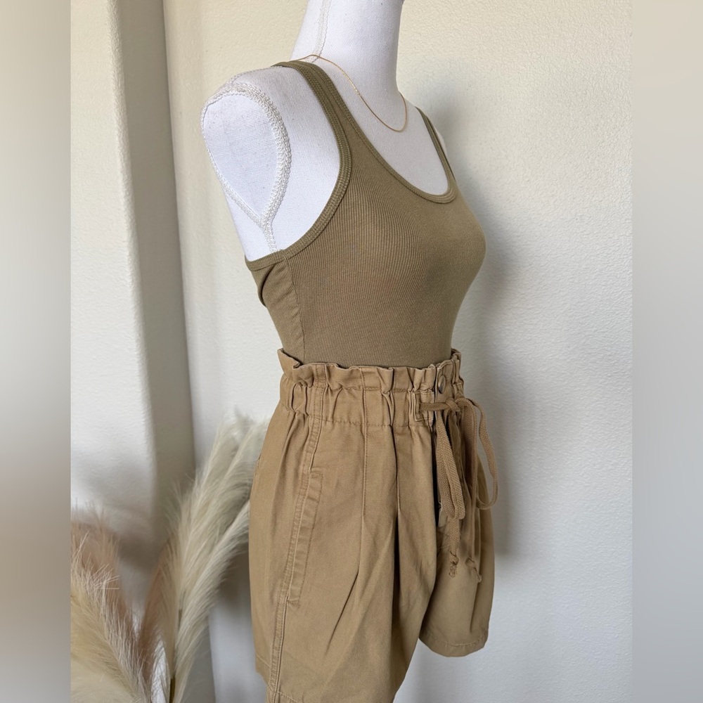 Zenana - Olive Ribbed Razor Back Tank Top - Picture 11 of 12